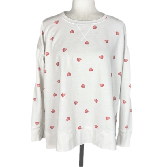 Lucky Brand heart sweatshirt - Picture 1 of 7